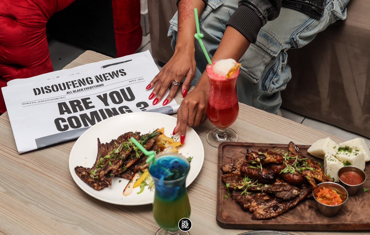 DISOUFENG_PUB's tweet photo. 15 Years of Legacy. One Day. One Look. One Iconic Experience.
🎟️ Entrance is FREE before 4PM | R150 after
📅 Saturday, 31 May 2025 | 🕒 All-day affair
#DisoufengTurns15 #AllBlackEverything #LaSofaLegacy #TheLegacyLivesOn #LiveTheExperience https://t.co/iBHq8VpVq5