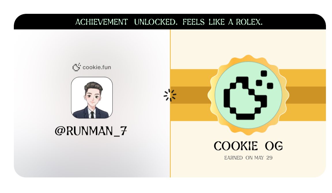runman_7's tweet image. 看到蓝鸟会的小伙伴好多人都在晒徽章,我迫不及待的去看自己的徽章,发现没有,然后根据另外一个小伙伴的教程去迪斯科申诉,现在它回来了,我也有了徽章通过申诉终于拿到了自己的徽章,开心@cookiedotfun @sparkdotfi ,现在也有属于自己的OG徽章了。卷起来
#CookieDAO #SparkProtocol #RWA