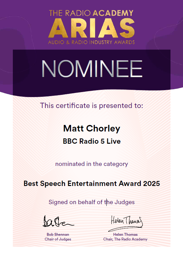 Matt Chorley tweet media
