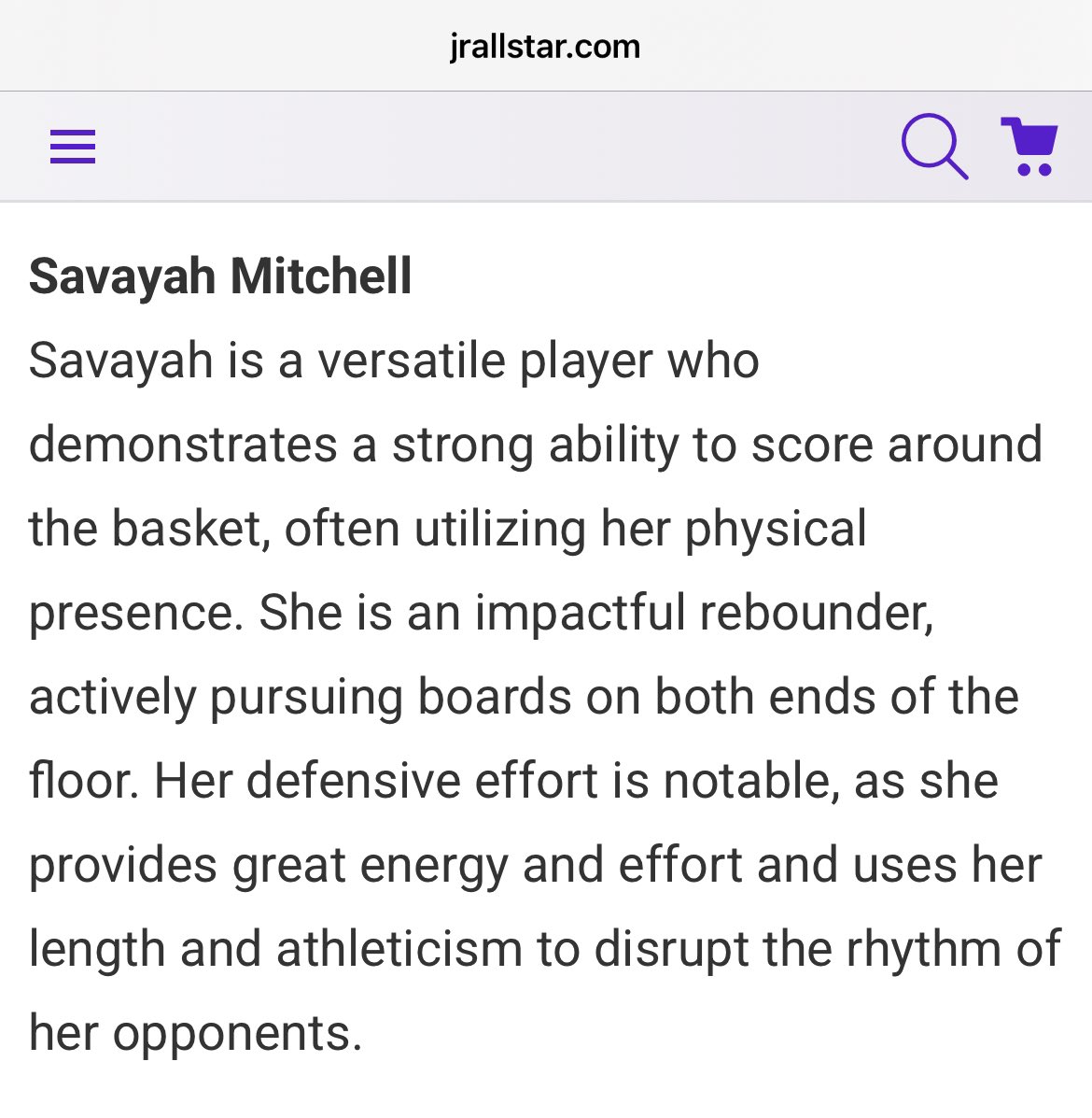 Thank you <a href="/JrAllStarBB/">Jr. All-Star Girls Basketball</a> for the recognition 😊 Glad to be mentioned with these other 2029 ballers 🔥 Keep your eye on me cause I’m working this summer! Getting 1% better everyday 💪🏽

#versatileplayer #jrallstar #savayahraine #pikehighschool #wvthunder