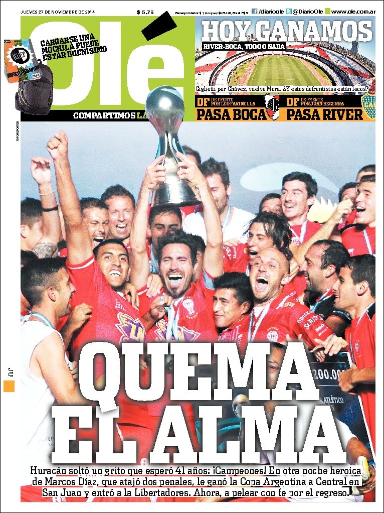 Que bueno haber estado hace 11 años gritando Campeon en San Juan despues de 41 años. El Domingo si nos dejan iremos por otro! Vamos Globo
