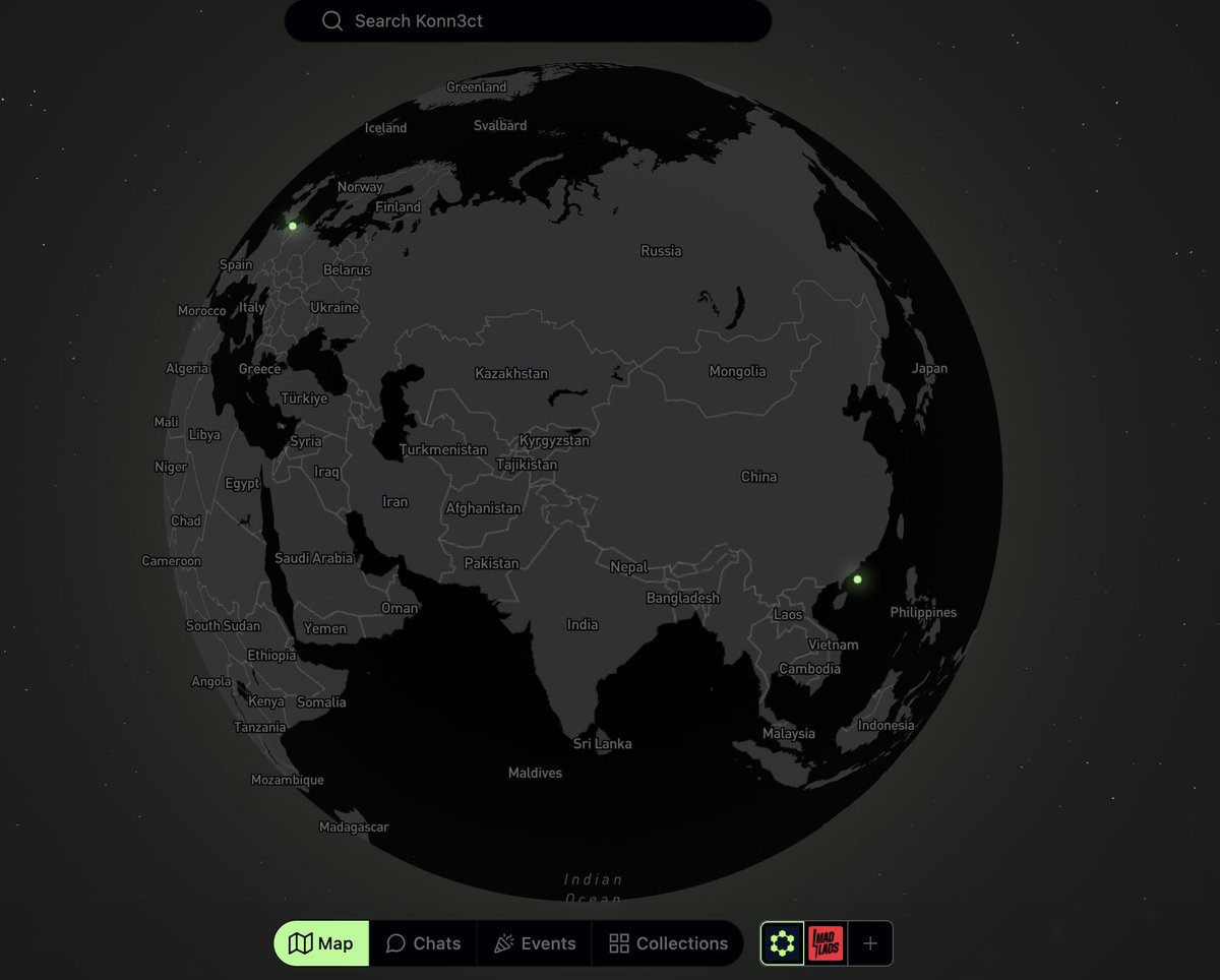 Where are you? Find yourself on the map and let's light up the world! 🔥 BY Green Dots

Join thousands of .sol domain holders worldwide
konn3ct.io

Invite code: 
DQ38qXqo
XueA4D5R