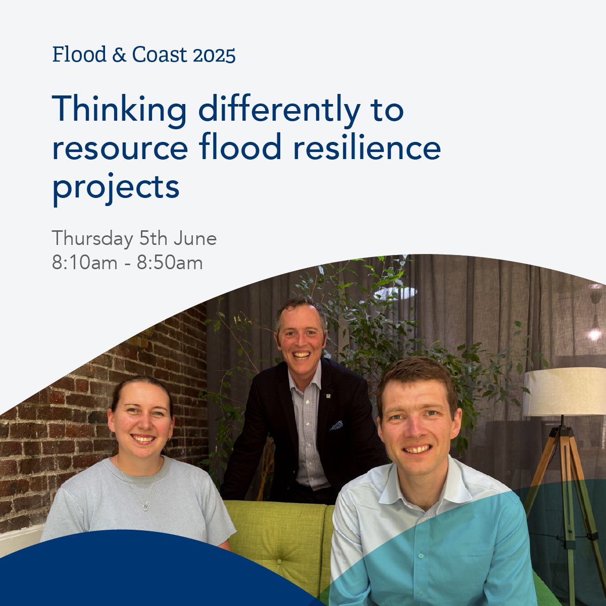 It's almost time for <a href="/floodandcoast/">Flood & Coast</a> 2025! 🌊

Join Dan, Ryan, &amp; Tegan for a workshop on how successful routes to funding, resource and skills are helping LLFAs make flood resilience projects a reality, with some real-life case studies.

Find out more:

floodandcoast.com/event/3f1483b6…