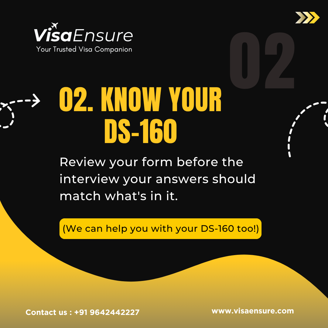 Visa_Ensure's tweet image. 😬 Visa interview coming up? Don’t stress!

Here are 5 quick tips to ace it👇
✅ Be honest
✅ Stay confident
✅ Know your docs
✅ Dress smart
✅ Keep it clear

💡 Free prep call: 096424 42227
🌐 visaensure.com

#USVisa #VisaInterviewTips #F1Visa #B1B2Visa #VisaEnsure