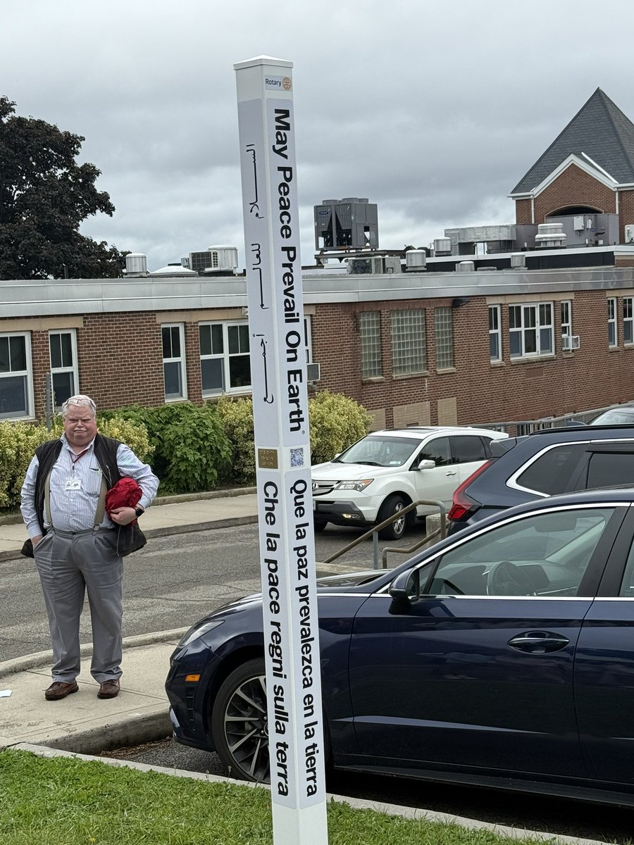 Ray Sanchez (@tarrysup) on Twitter photo Installation of a peace pole - thank you <a href="/ufsdtarrytowns/">Tarrytown Schools</a> Rotary “This pole will stand as a silent witness to our shared values. It reminds every passerby—student, neighbor, visitor—that this is a place where kindness matters, where respect is practiced, where peace is possible” Installation of a peace pole - thank you <a href="/ufsdtarrytowns/">Tarrytown Schools</a> Rotary “This pole will stand as a silent witness to our shared values. It reminds every passerby—student, neighbor, visitor—that this is a place where kindness matters, where respect is practiced, where peace is possible”