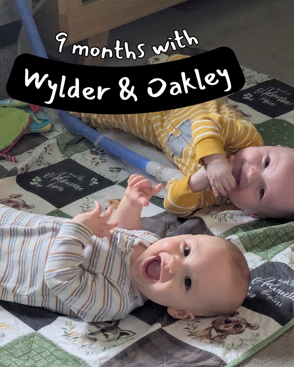 9 months of love, strength, and the sweetest twin snuggles 👶🏼🩵👶🏼

9 months of fighting harder than most ever will, and defying the odds and showing us what true strength looks like.

We’ve learned to celebrate the tiniest victories, to hold hope tighter than fear, and to find