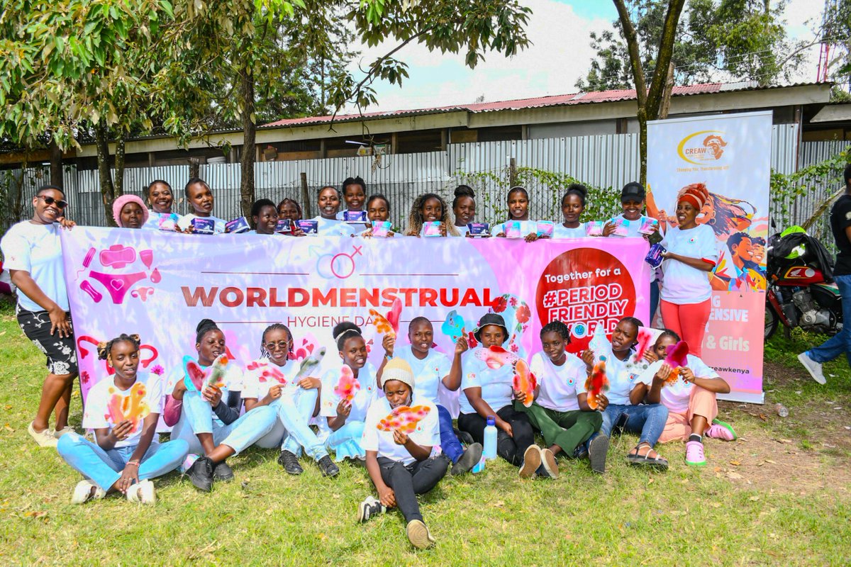 Today, CREAW in partnership with ForumCiv, held a powerful Menstrual Hygiene Day 2025 commemoration at Mukuru, Nairobi! 

This event themed “Together for a #PeriodFriendlyWorld " brought together adolescent girls and boys from Makadara and Starehe constituencies, youth groups,