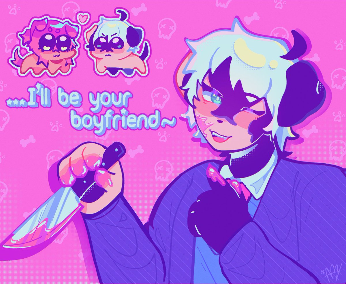 avvvery_'s tweet image. PPATCHES ART YAYA food for you guys. New style as well :3c #patchesito #purrfectapawcalypse #fanart 

(ignore the creatures)