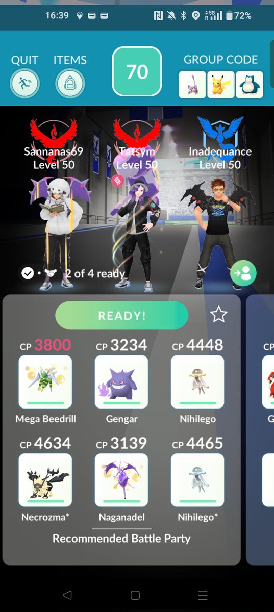 Doing a random raid in Bologna 😅

Thanks for the help <a href="/InadequancePOGO/">Martijn</a> ! Jumpscare when you joined haha