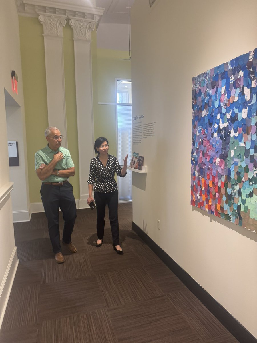 My tour of The Cathedral Arts Project this morning was truly uplifting. CAP is a beacon of community partnership, elevating art educators and advocating for access to arts education in both public and charter schools.