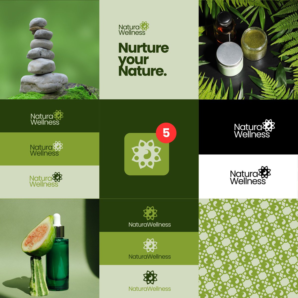 For this health and wellness brand, notice the smiling lady, fruits, and nature-based elements placed in a grid system. 

They do more than look pretty: The smile = glow &amp; trust, Fruits = nourishment, Grid = balance &amp; calm.

Images in design aren't just decoration, it’s strategy.