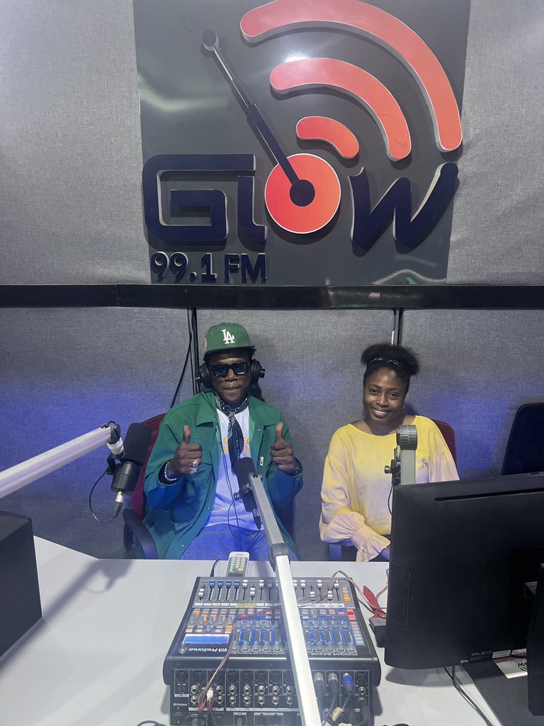 heismicmade's tweet image. Spreading the virus across the globe 
Had a moment with the voice of Goodness.