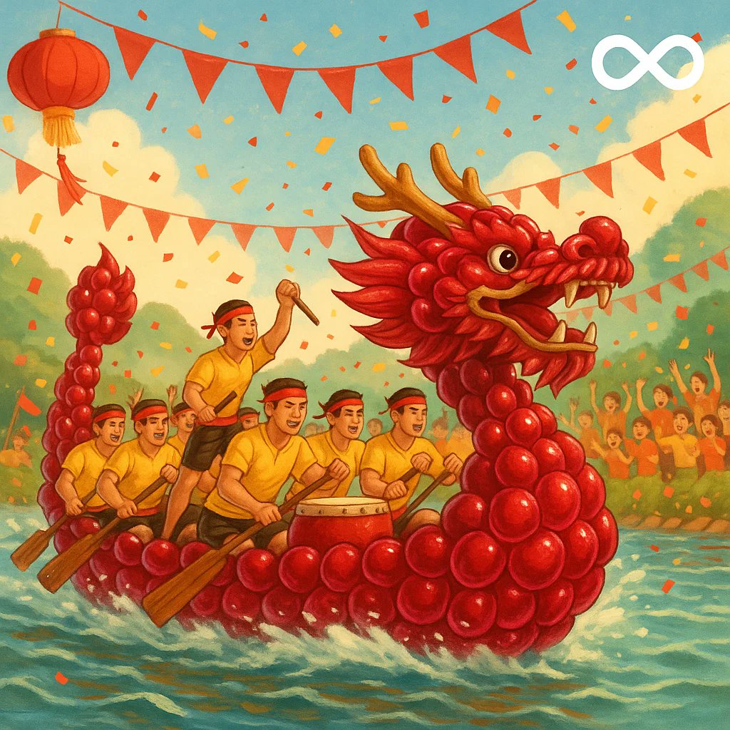 seanshizhan's tweet photo. 端午节快乐
Berry号龙舟划起来~~
#BoundlessFuture
@boundlesshq
@reka_eth
@kashvii
@zksanti
@Miles082510
@0xchangle
@RiscZeroCN https://t.co/pMQcN0jX7f