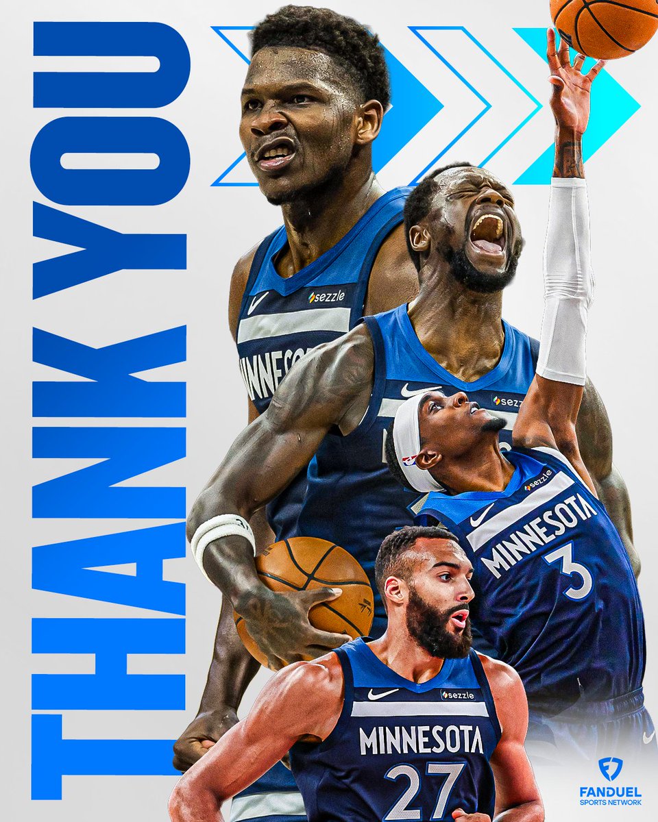 Thank you, Timberwolves fans 💙