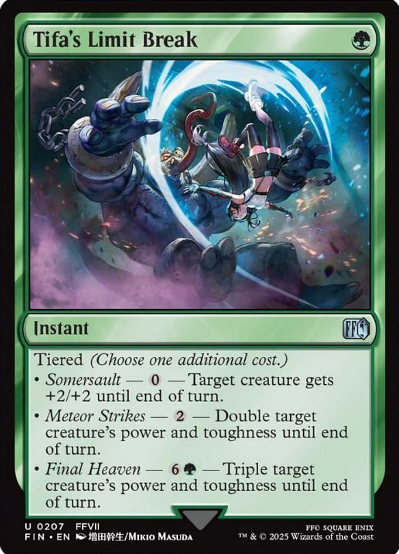 MTG x FINAL FANTASY】 段階（追加コストを1つ選ぶ。） ・(0)ーターン