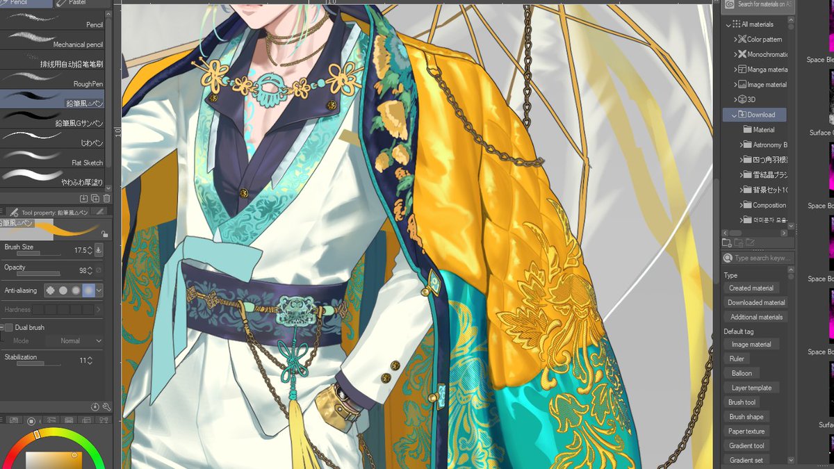 WIP com.
Character outfit design XD