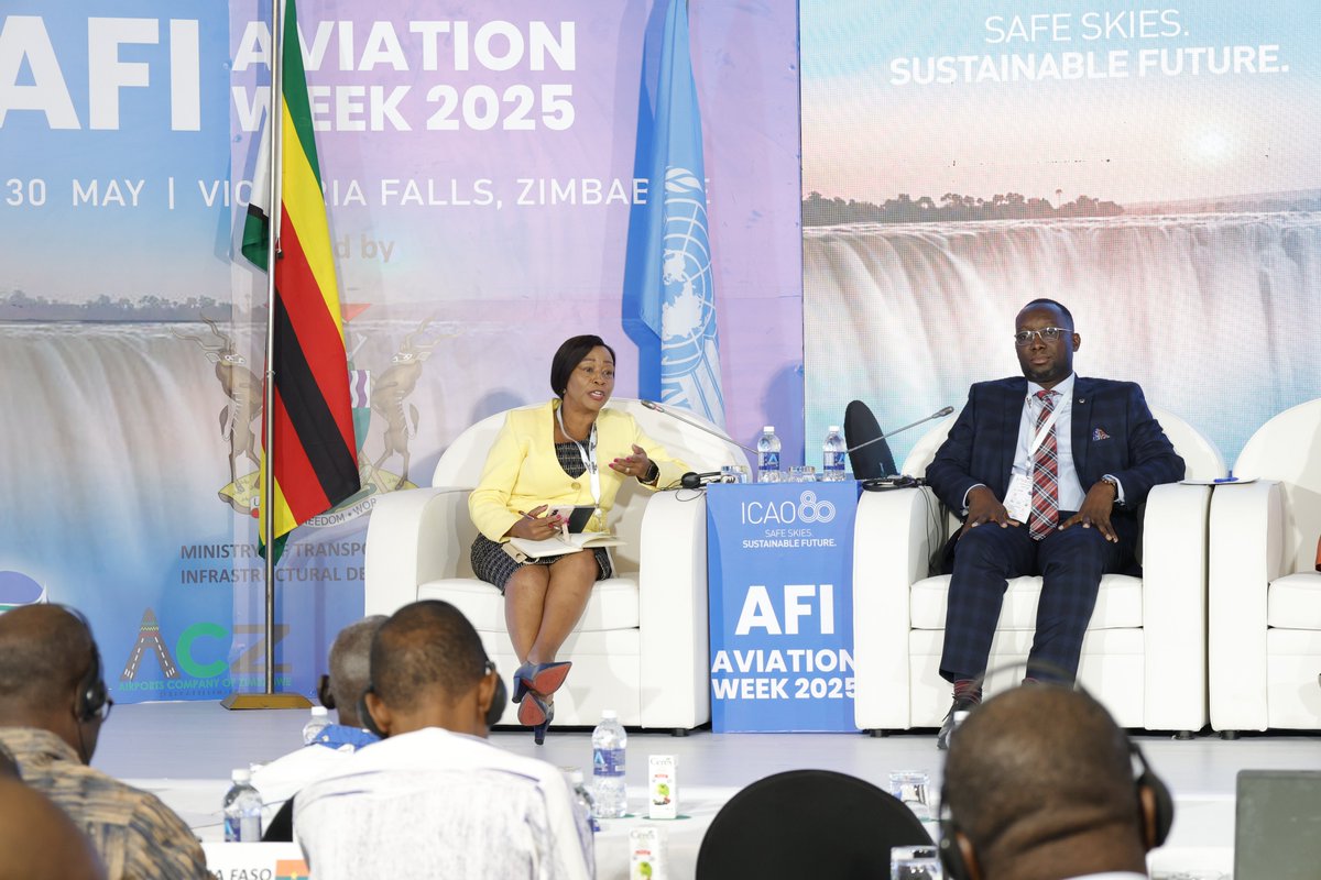 CAA_Kenya's tweet photo. Elevating Voices. Shaping the Future.
At #AFIAviationWeek in πΏπΌ, @KCAA_Kenya spotlighted gender inclusion & youth empowerment in aviation. Also in the Kenyan delegation were @KamendeCarolyne & @EstherPassaris championing gender equity and international aviation diplomacy. https://t.co/zLbuxFFKeP
