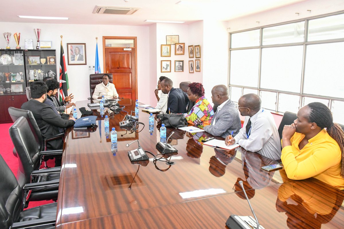 Vice-Chancellor @ UoNBI (@vcuonbi) on Twitter photo I had the pleasure of engaging with a delegation from <a href="/SLU_Official/">Saint Louis University</a> today led by Peter Oriasotie Edeawe, the International Admissions Advisor. We explored collaborative opportunities in experiential learning and joint degree programmes. #GlobalPartnerships I had the pleasure of engaging with a delegation from <a href="/SLU_Official/">Saint Louis University</a> today led by Peter Oriasotie Edeawe, the International Admissions Advisor. We explored collaborative opportunities in experiential learning and joint degree programmes. #GlobalPartnerships