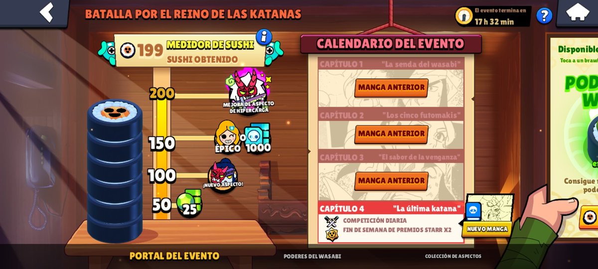 Samu_rca's tweet photo. @BrawlStars Un sushi más por favor, te doy mis 1000 créditos por un sushi😩😩 https://t.co/JziDxuDgvH