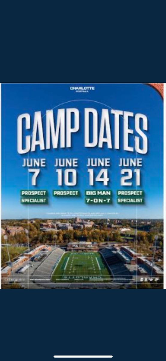 cohen_chatfield's tweet photo. I would like to thank @CoachOrrock for inviting me to the @CharlotteFTBL camp this summer. https://t.co/K4LAb0mUzI