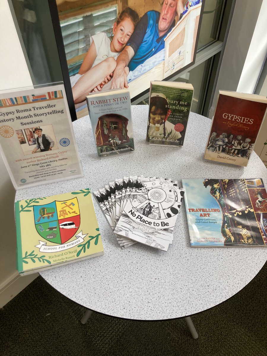 Calderdale Libraries (@cmbclibraries) on Twitter photo In celebration of Gypsy Roma Traveller History Month, Calderdale Libraries in partnership with <a href="/LeedsGATE/">Leeds Gypsy and Traveller Exchange</a> are showcasing a Dreams and Songs to Sing photo trail by photographer Cath Muldowney, at King Cross and Hebden Bridge Library throughout June.
ticketsource.co.uk/calderdalelibr… In celebration of Gypsy Roma Traveller History Month, Calderdale Libraries in partnership with <a href="/LeedsGATE/">Leeds Gypsy and Traveller Exchange</a> are showcasing a Dreams and Songs to Sing photo trail by photographer Cath Muldowney, at King Cross and Hebden Bridge Library throughout June.
ticketsource.co.uk/calderdalelibr…