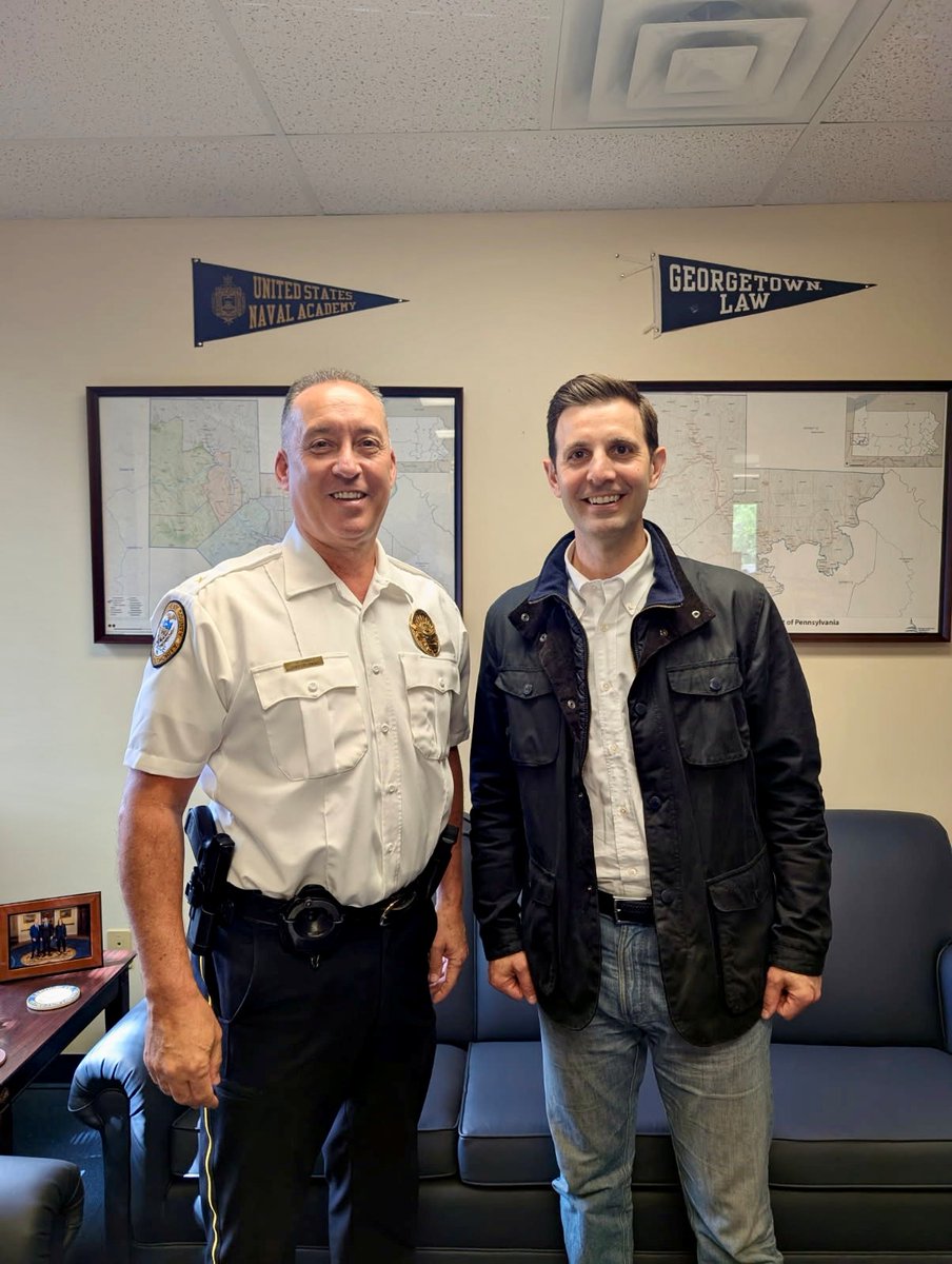PCPA President, Chief Mike Vogel met with Congressman Chris Deluzio (PA-17) last week to discuss getting an increase towards the 50% reimbursement cap for the Patrick Leahy Bulletproof Vest Partnership (BVP) Program.
