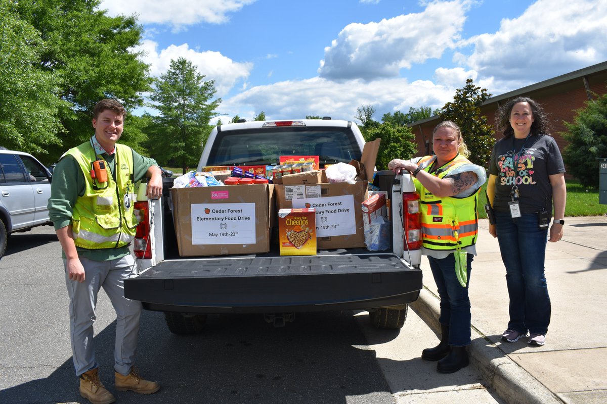 Spotsylvania County Public Schools (@spotsyschools) on Twitter photo A truckful of thanks to Turner Construction Company <a href="/TurnerMidAtl/">Turner Construction</a> for hosting a food drive to support Cedar Forest Elementary School's Summer Food Pantry! Our community is amazing! #WeAreSpotsy! A truckful of thanks to Turner Construction Company <a href="/TurnerMidAtl/">Turner Construction</a> for hosting a food drive to support Cedar Forest Elementary School's Summer Food Pantry! Our community is amazing! #WeAreSpotsy!