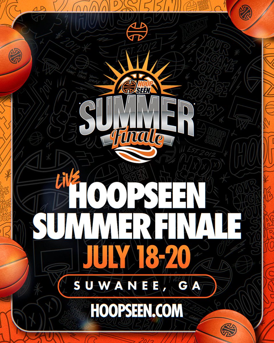 Summer Finale 😎

📍Suwanee, GA
📅July 18-20
🏀Boys 4th-11th Grade Teams
📱(470) 266-8862
💻hoopseen.com/georgia/events…