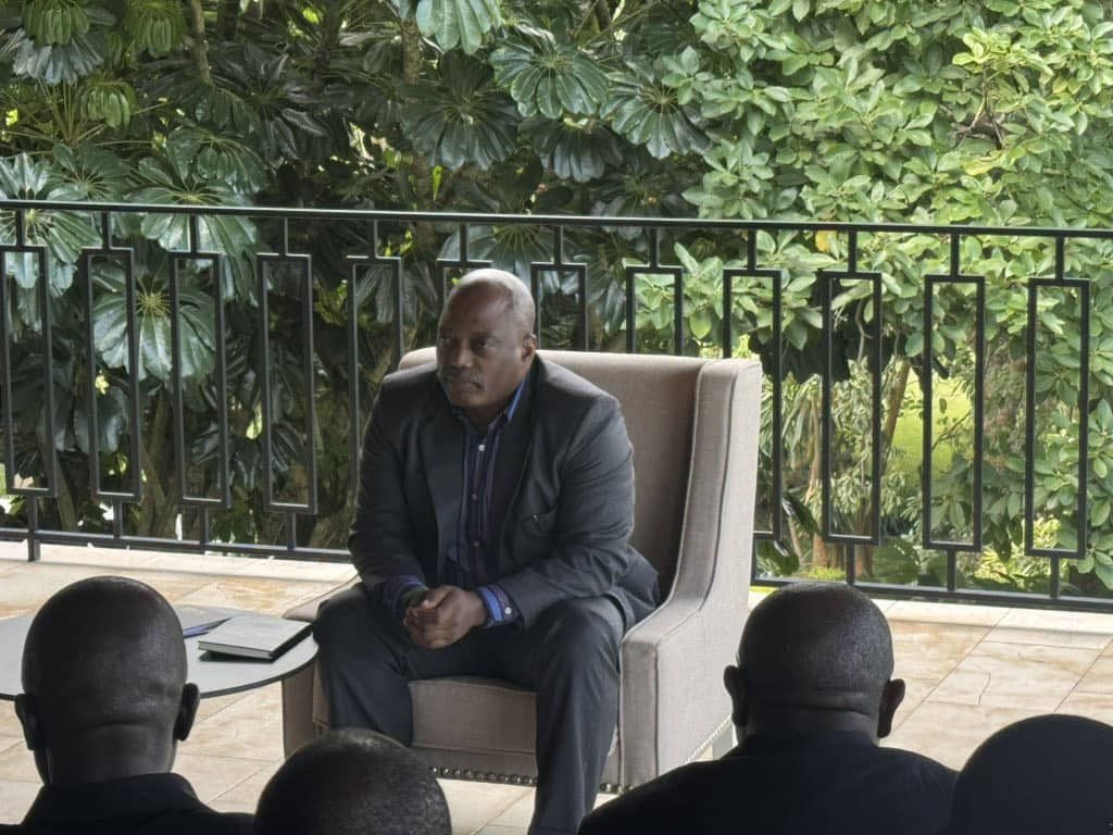 #RDC Première apparition publique de Joseph #Kabila devant la presse à #Goma ce jeudi, où l’ancien président y a rencontré les confessions religieuses.