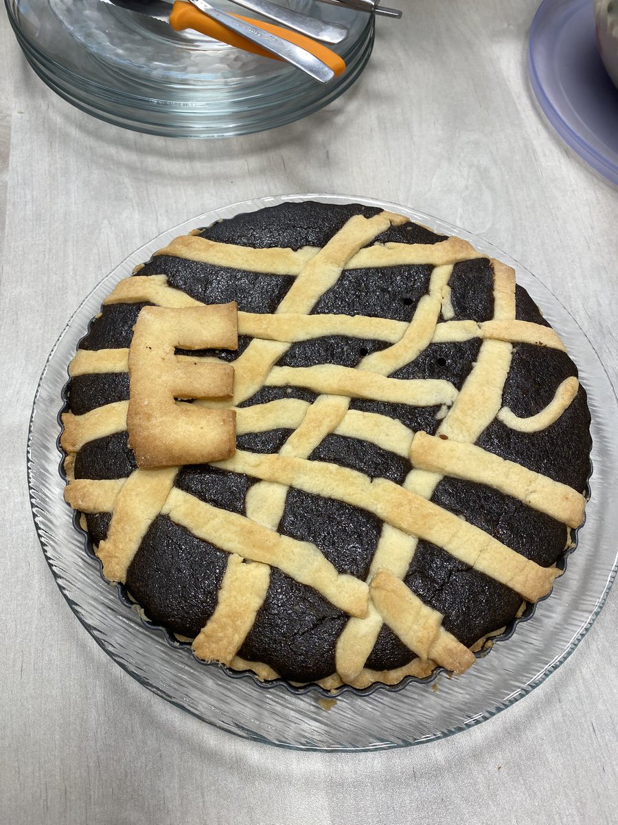 Celebrating Eli’s birthday with our traditional homemade poppyseed cake. Happy birthday, boss! 🍰🎉