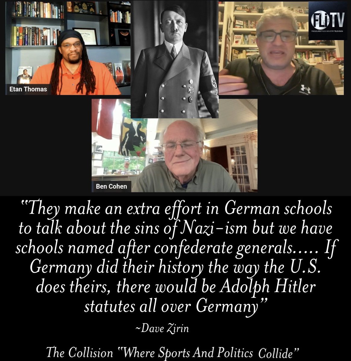 Powerful interview on The Collision “Where Sports And Politics Collide” with Ben &amp; Jerry’s Co Founder Ben Cohen on his arrest for protesting the ongoing genocide in Gaza. Much Respect Ben Cohen and Dave Zirin 👊🏾
youtu.be/tZUHuezDnSc