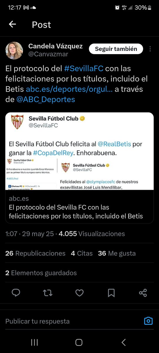 TheAnalyzerSFC_'s tweet photo. Qué tal es el protocolo del #RealBetis? Su CEO cantando está canción, ésto es sevillanía según los béticos. Luego van de ofendiditos por un twit felicitando a Maresca. Irse al mamaero!

https://t.co/YZavyCoV4S https://t.co/AfikewtPwn