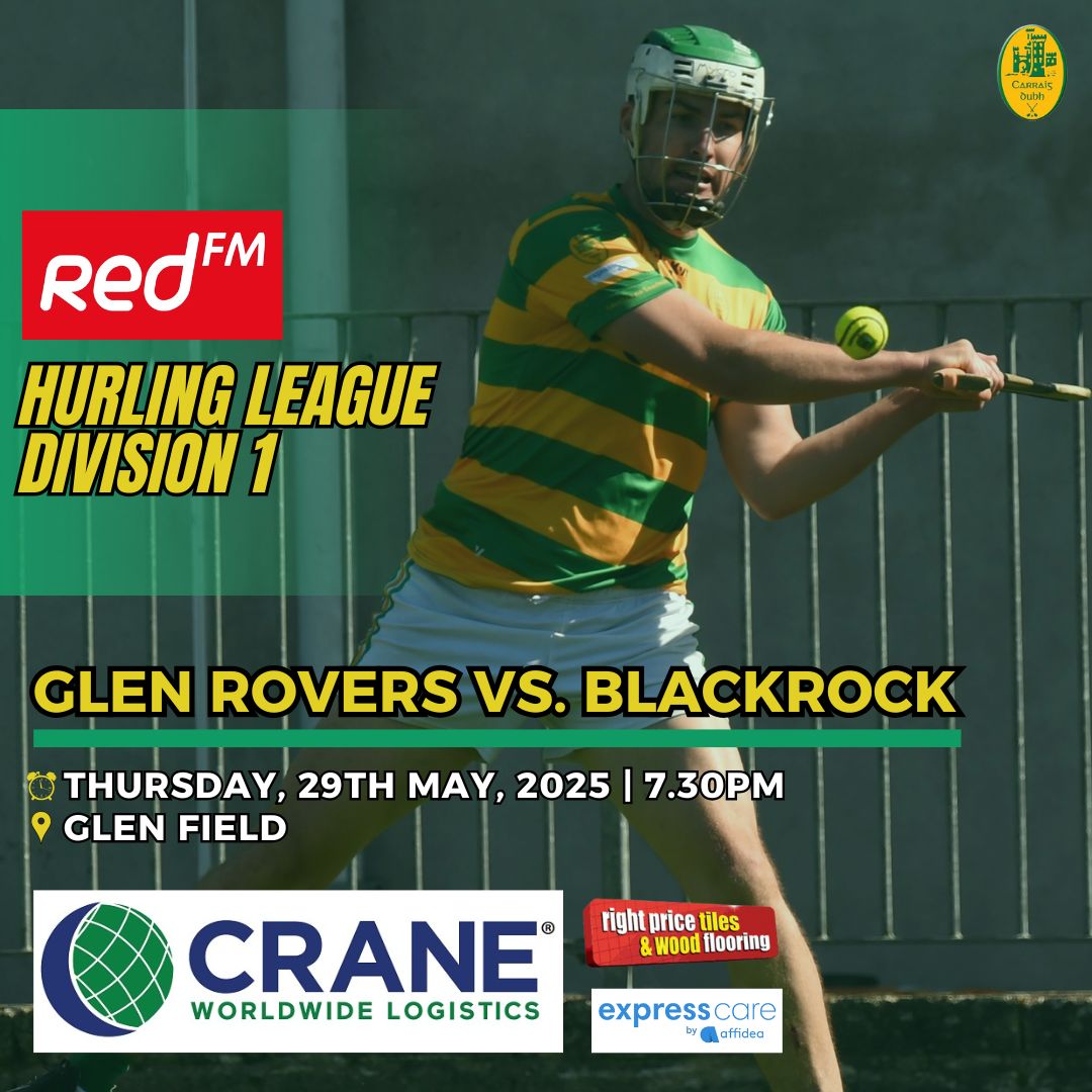 Blackrock Hurling (@rockiescork) on Twitter photo Best of luck to all involved with our ๐๐๐ง๐ข๐จ๐ซ team as they face <a href="/GlenRovers_/">Glen Rovers</a> this evening. Best of luck to all involved with our ๐๐๐ง๐ข๐จ๐ซ team as they face <a href="/GlenRovers_/">Glen Rovers</a> this evening.