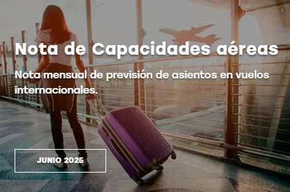 Turespaña Oficial (@turespana_) on Twitter photo 📢Publicada Nota de <a href="/Turespana_/">Turespaña Oficial</a> sobre Capacidades aérea✈️en JUNIO 2025:
💺12,2 millones de asientos previstos en vuelos internacionales➡️un aumento interanual del 4,7%.
Más ℹ️👉l1nq.com/gleeh 📢Publicada Nota de <a href="/Turespana_/">Turespaña Oficial</a> sobre Capacidades aérea✈️en JUNIO 2025:
💺12,2 millones de asientos previstos en vuelos internacionales➡️un aumento interanual del 4,7%.
Más ℹ️👉l1nq.com/gleeh