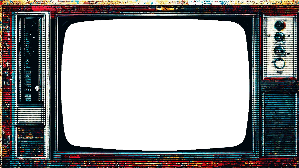 Glasses_Lion's tweet photo. レトロなテレビ画面風フレーム 📺🔳

保存も加工もご自由に！商用もOK！
🦁Midjourney 🦁生成AI画像 🦁素材配布 https://t.co/8WQ8tfmynM