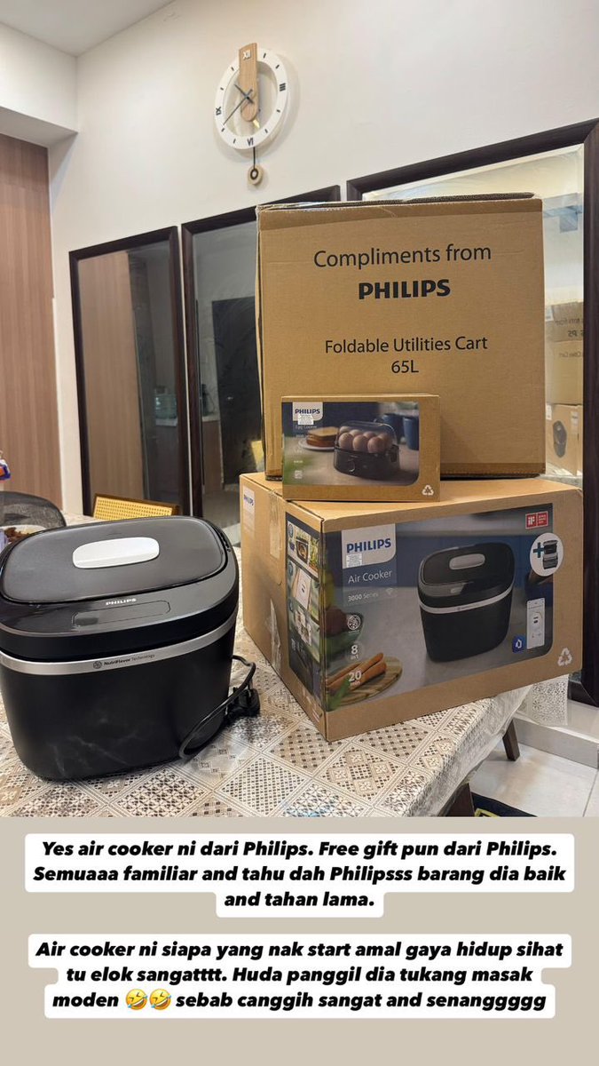 NMHUDA7's tweet photo. Promo Ansuran Air cooker🎉🎉🎉

Berbaki 3 HARI je lagi😱😱
Lepas promo ni dah takde dah bayaran instalment. Kena bayar segedebukk cashh😭 tapi bulan ni, bayar 1st instalment dah boleh dapat barang. Siap ada FREE GIFT gadgettt tauuu🙂‍↔️🙂‍↔️🙂‍↔️ kalau nak terus PM huda💙💙 https://t.co/UsgtcH636e