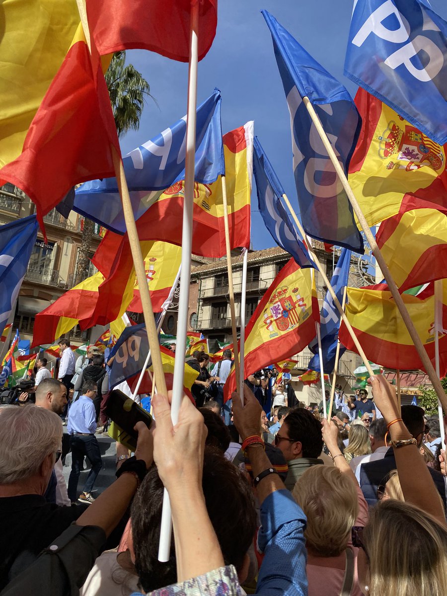 8 de junio manifestación convocada por el Partido Popular en Madrid.