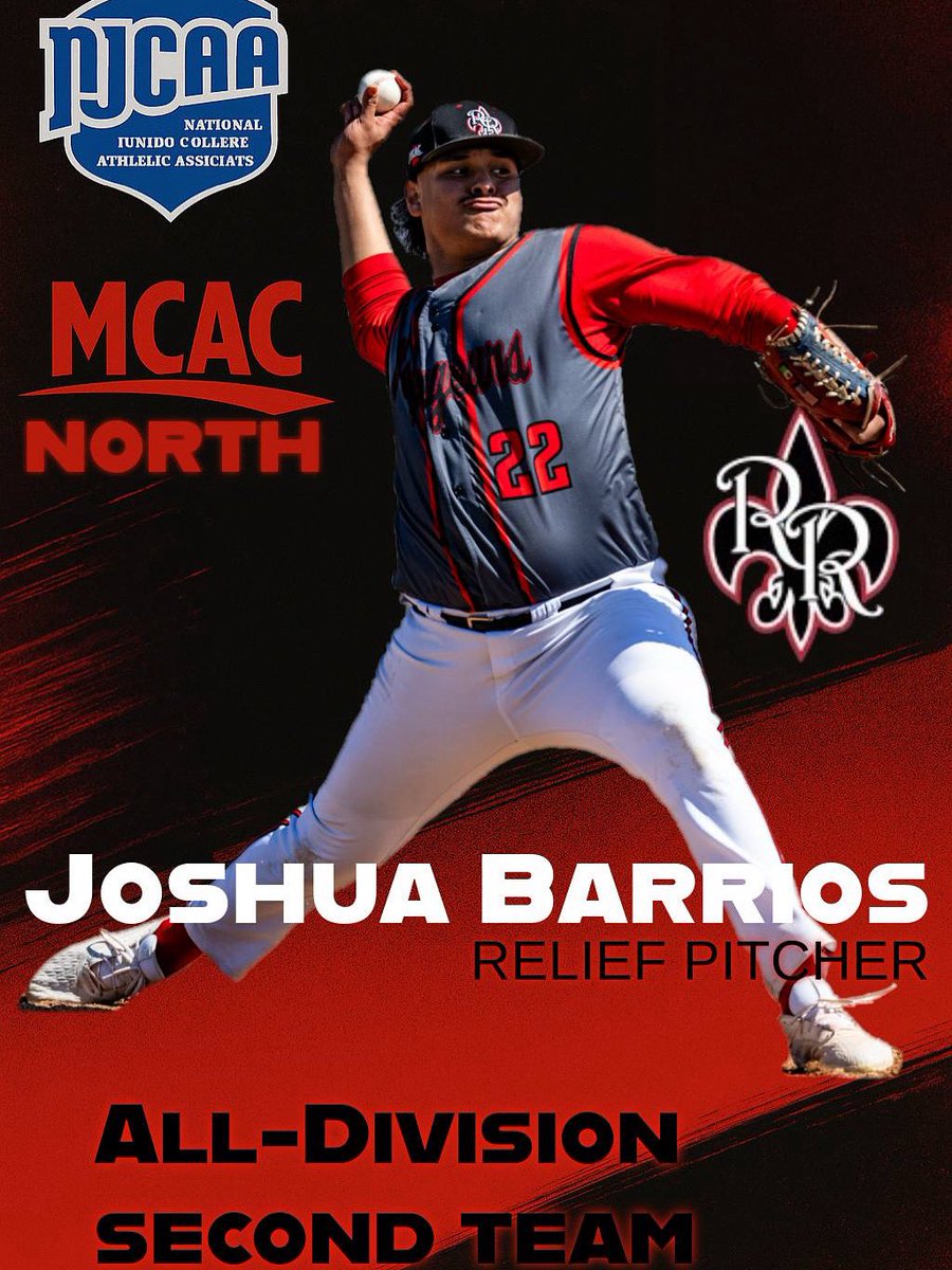 Congratulations to Joshua Barrios on being named to the MCAC North All-Division 2nd team!