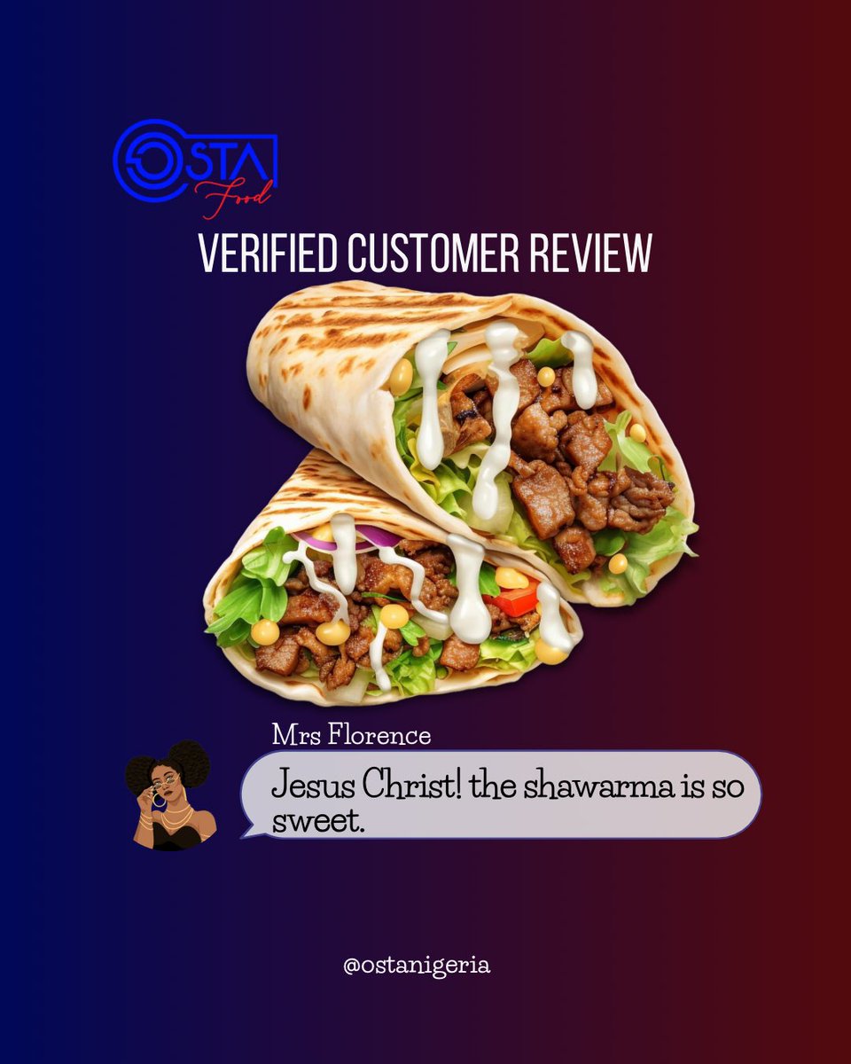 This just made our day! 🥰 we love to hear this.  We pour our heart into making every Osta Food truly special – packed with flavour, fresh ingredients, and that perfect sweet kick.

WAEC Ghana #pocolaunch Chelsea #foodlagos