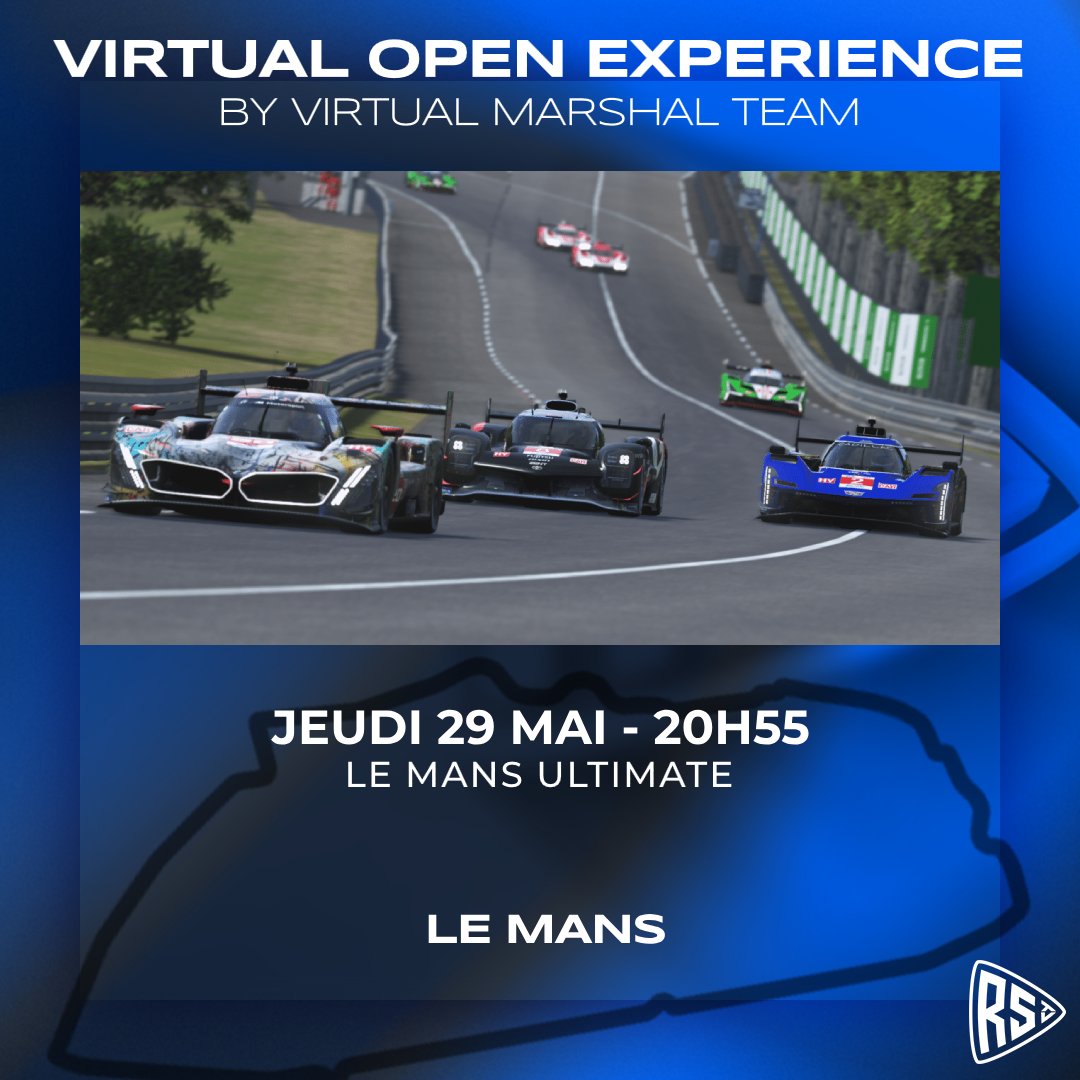 Cette semaine, pour ce nouvel Open, la Virtual Marshal Team invite Hypercars, LMP2 et LMGT3 à s'affronter sur le circuit des 24H du Mans ! Une belle course s'annonce dés 20h55 sur notre chaîne Twitch : twitch.tv/racestarttv ! 
#racing #simracing #lemansultimate #studio397 #vmt