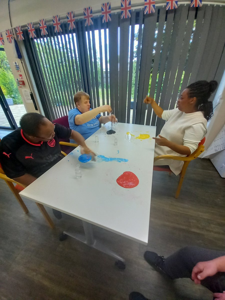 Hello All! 👋🙂 There was an exciting session at Saturday Hub last weekend.👌We had a Slime Workshop provided by our fantastic colleague.👍 All members had a great time whilst making their own slime.👏Everybody enjoyed playing with it and making cool tricks.😂 IT WAS FUN!😀🤣