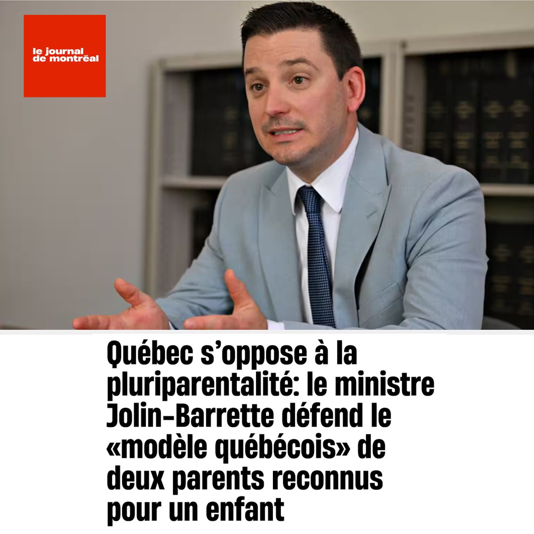 SJB_CAQ's tweet image. Au Québec, un enfant a deux parents légaux.
Si des parents souhaitent impliquer d’autres personnes dans la vie de leur enfant, la décision leur revient. Mais dans l’intérêt de l’enfant, il est souhaitable qu’un maximum de deux parents puissent être reconnus légalement.