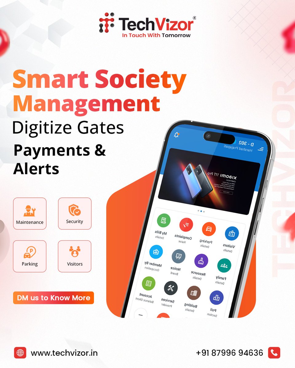 TechVizor_in's tweet image. Manage your society smartly – from gates to payments to visitors! 🏡

Go digital with TechVizor’s all-in-one Smart Society Management app.

#SmartLiving #SocietyManagement #TechForSociety #DigitalCommunity #SmartSecurity #TechVizor #InTouchWithTomorrow