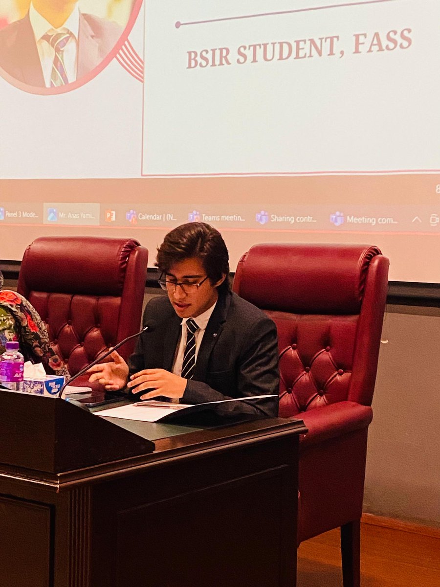 Urooba Shafqat Abbasi (@uroobashafqat) on Twitter photo Thought-provoking analysis! Anas Yamin presents on critical aspects of state policy in times of crisis. The future of Pakistan's strategic thinking is bright! #MarkaeHaq #FASSCONF25 <a href="/fass_air/">FASS - AIR UNIVERSITY ISLAMABAD</a> Thought-provoking analysis! Anas Yamin presents on critical aspects of state policy in times of crisis. The future of Pakistan's strategic thinking is bright! #MarkaeHaq #FASSCONF25 <a href="/fass_air/">FASS - AIR UNIVERSITY ISLAMABAD</a>