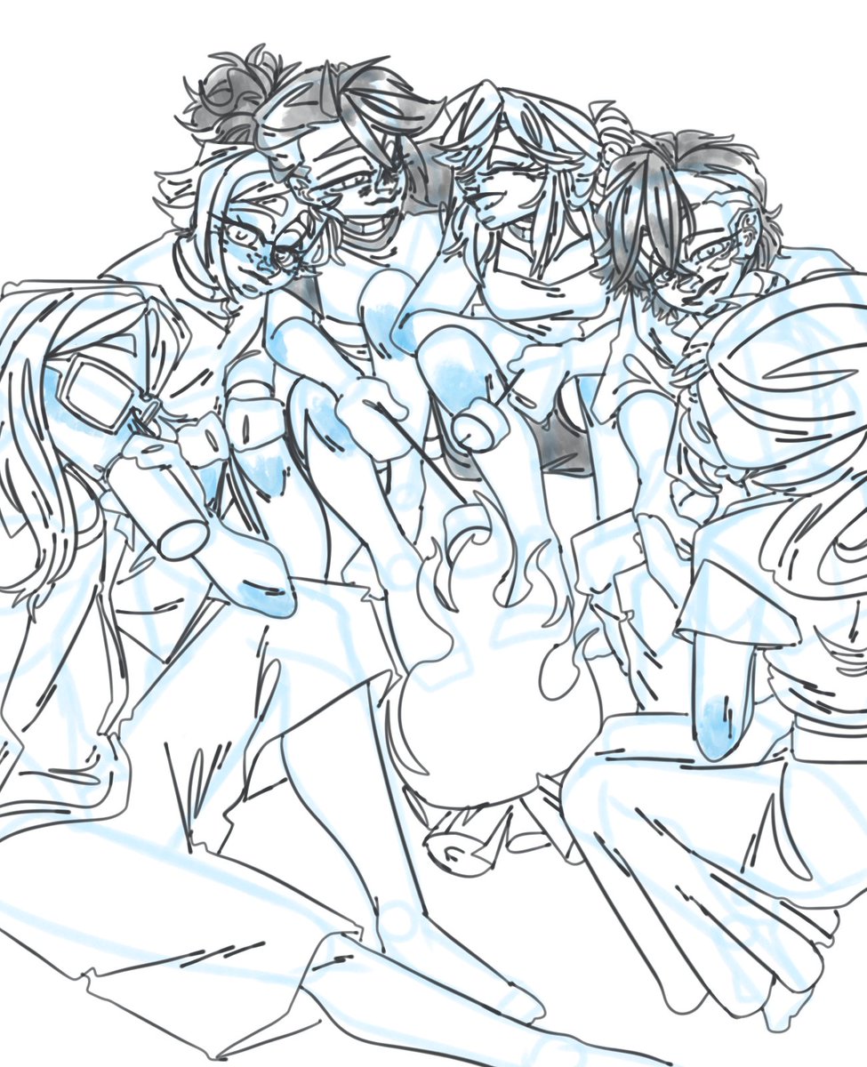 zoruhatuum's tweet image. #Yumay day 29 - BBQ with friends 🔥
They're roasting marshmallows 8D (Gachiakuta canon x OC) #gachiakutaoc #doodle 🚯