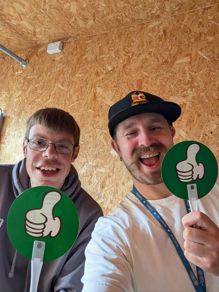 Robert and James are attending Nothing About Us, Without Us Today