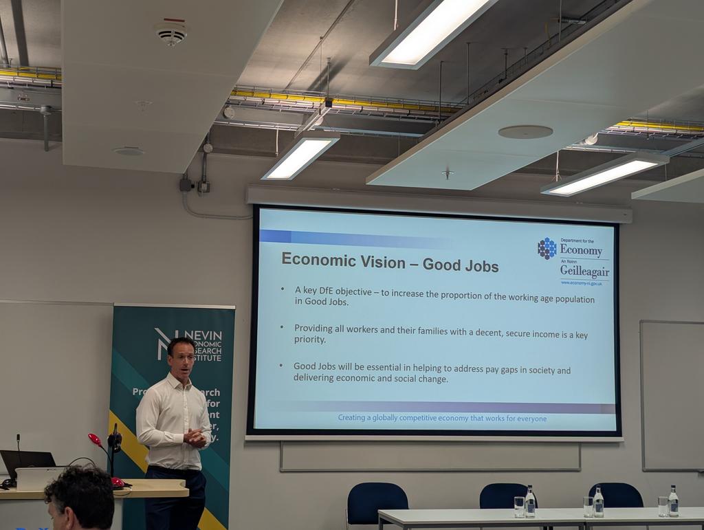 Dr Lisa Wilson (@lisawilsonneri) on Twitter photo Great to be at <a href="/NERI_research/">NERI</a> Labour Market Conference in <a href="/UlsterUniEPC/">UlsterUniversity EPC</a> today. It's always a great conference bringing together a wide range of labour market research across the Island of Ireland. Hearing now from Glenn Parker <a href="/Economy_NI/">Economy NI</a> on good jobs measurement in NI. Great to be at <a href="/NERI_research/">NERI</a> Labour Market Conference in <a href="/UlsterUniEPC/">UlsterUniversity EPC</a> today. It's always a great conference bringing together a wide range of labour market research across the Island of Ireland. Hearing now from Glenn Parker <a href="/Economy_NI/">Economy NI</a> on good jobs measurement in NI.