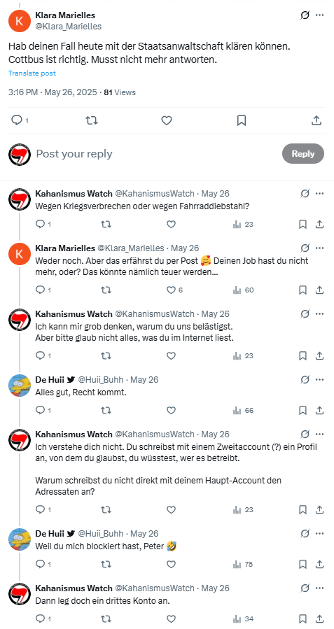 m_pferdchen's tweet photo. @Huii_Buhh betreibt unter anderem das Profil @Klara_Marielles, um einen Peter zu mobben und seinen Ruf zu zerstören. https://t.co/5e0AR6ualQ