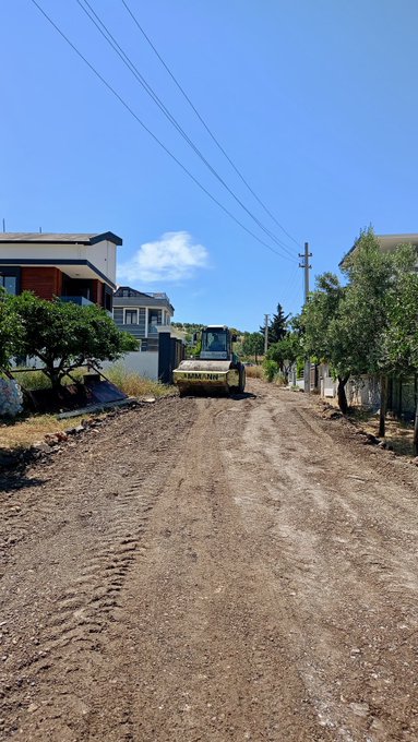 Didim Belediyesi Hisar Mahallesi’nde Altyapı Çalışmalarını Sürdürüyor