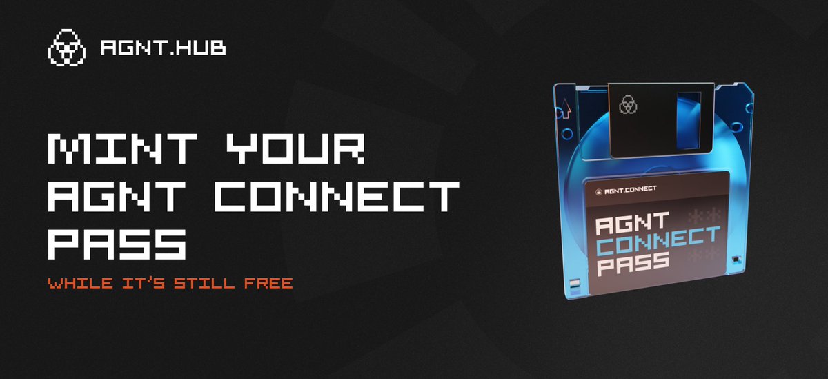 Still don’t have your AGNT Connect Pass?

Mint is live – and yes, it’s still free (for now).

This isn’t just a cosmetic badge. It’s your mark of being early.
Claim it before the gates close.

link: go.agnthub.ai/connect-mint